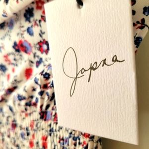 Floral strapless jumpsuit